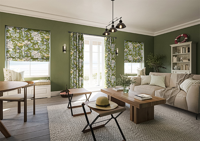 Lavish, Moss - Twist&Fit Roman Blind - Image 7